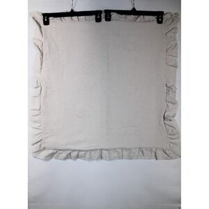 Docofil Light Gray Textured 31x31 Textured Square Euro Sham